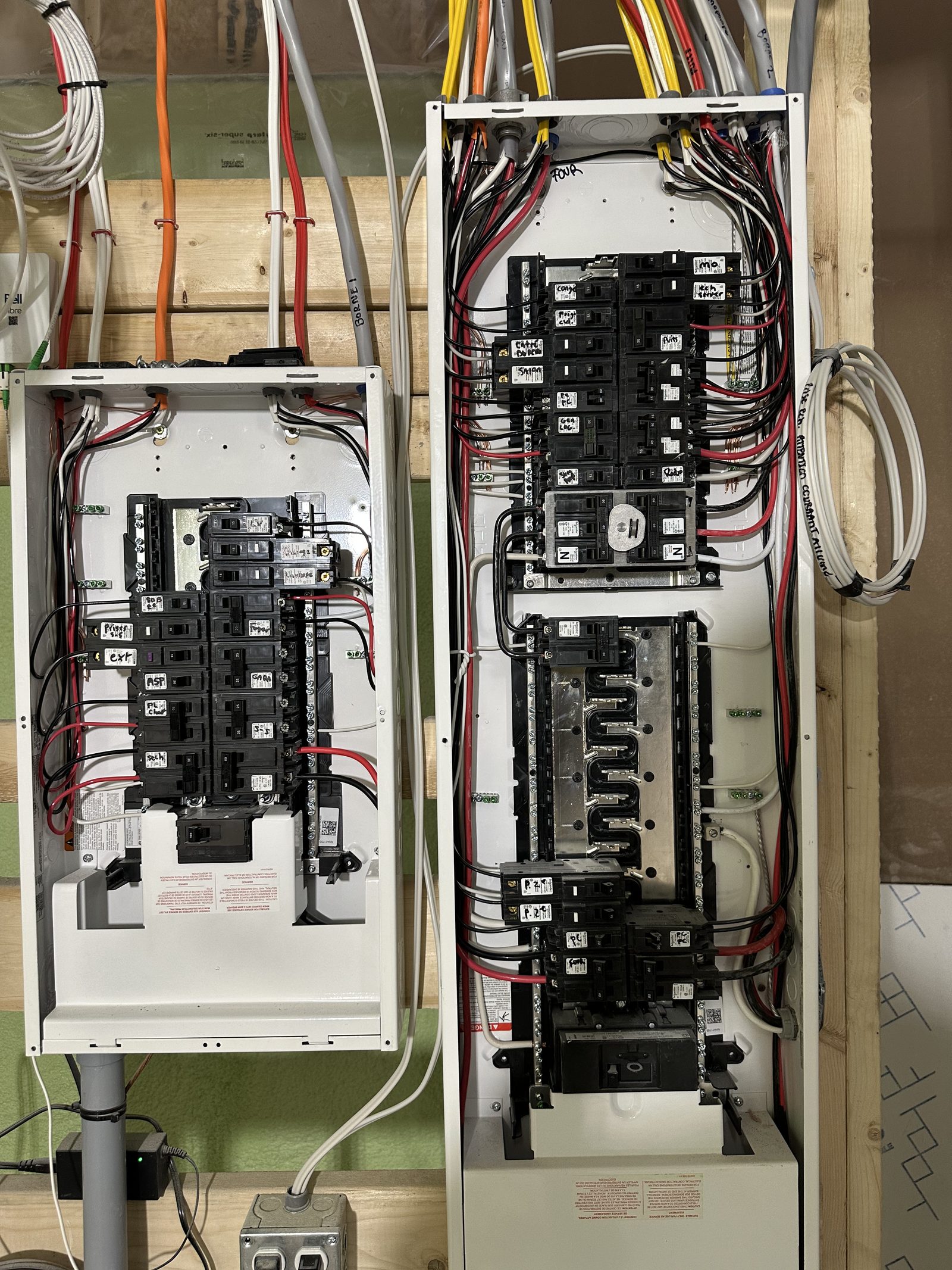 Panneau et entrée électrique — Boisvert Électrique