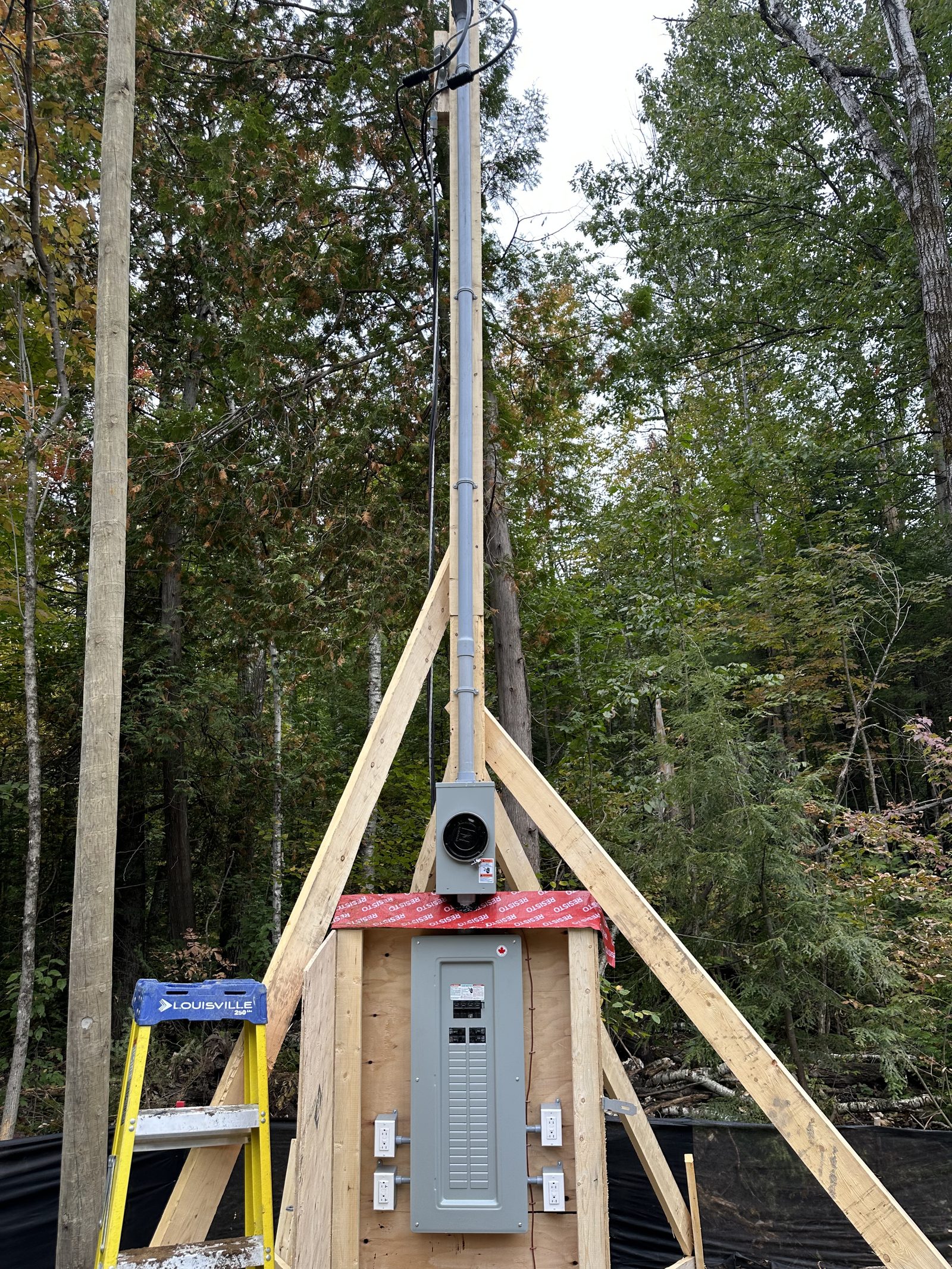 Installation temporaire — Boisvert Électrique